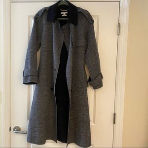 Tommy Hilfiger Glen Plaid Trench Coat